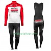 Fietskleding (Fietsshirt Lange Mouw + Lange Koersbroek) 2018 Lotto-Soudal N001